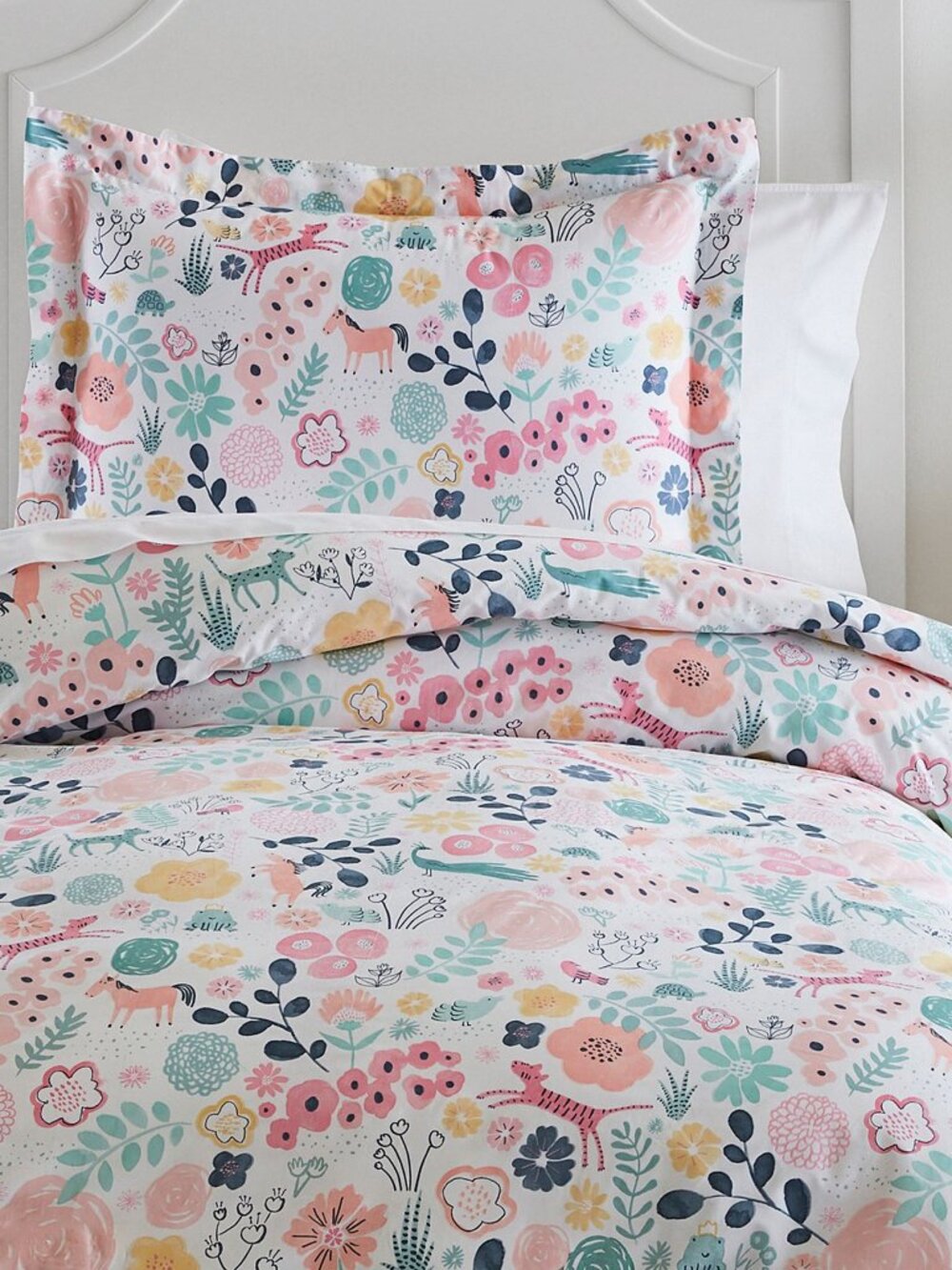 Pottery Barn Kids Twin Sasha's Garden Duvet Cover